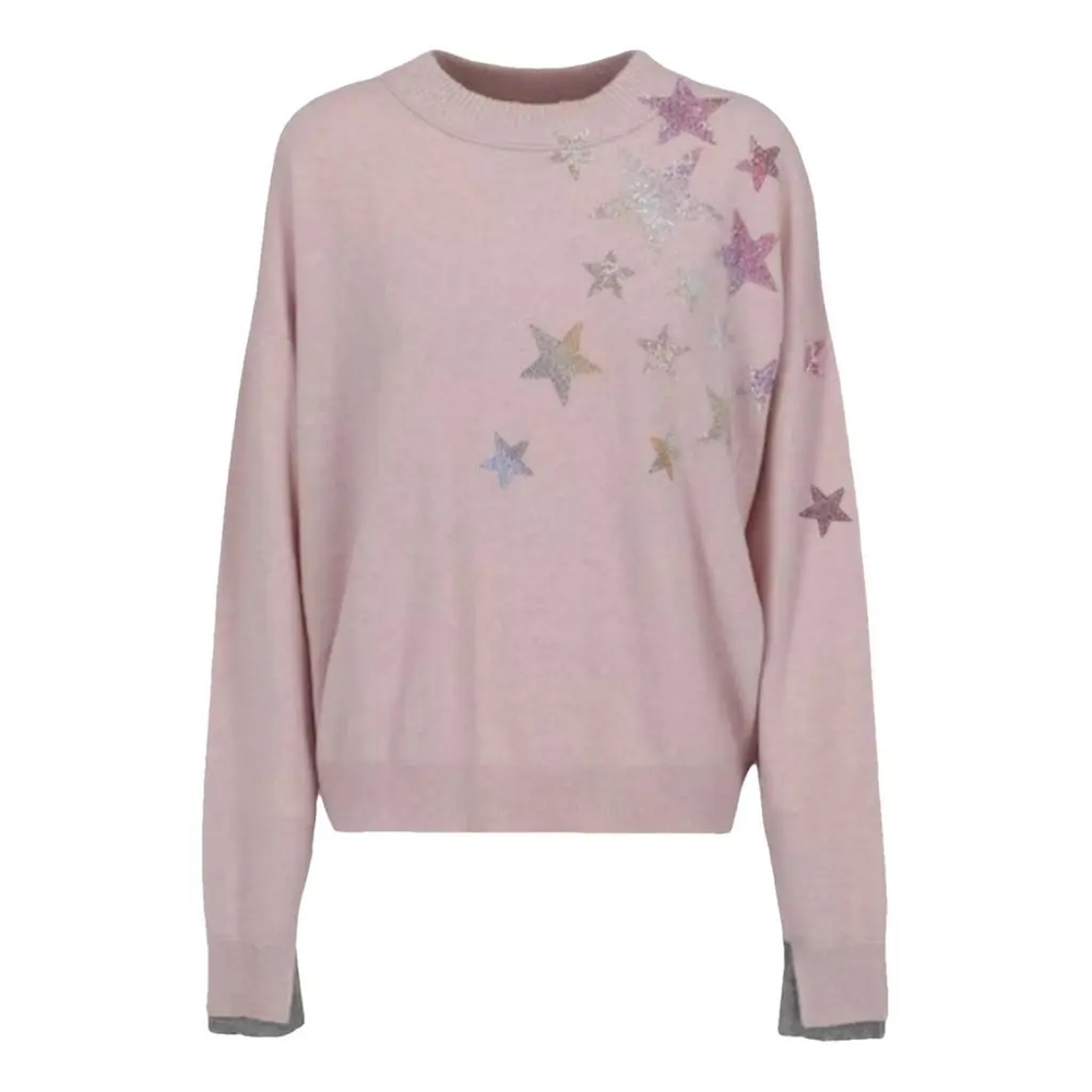 Avant Toi 100% Cashmere Glitter Stars Sweater S / M